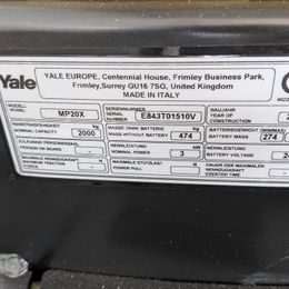 Yale MP20X - % Preisnachlass